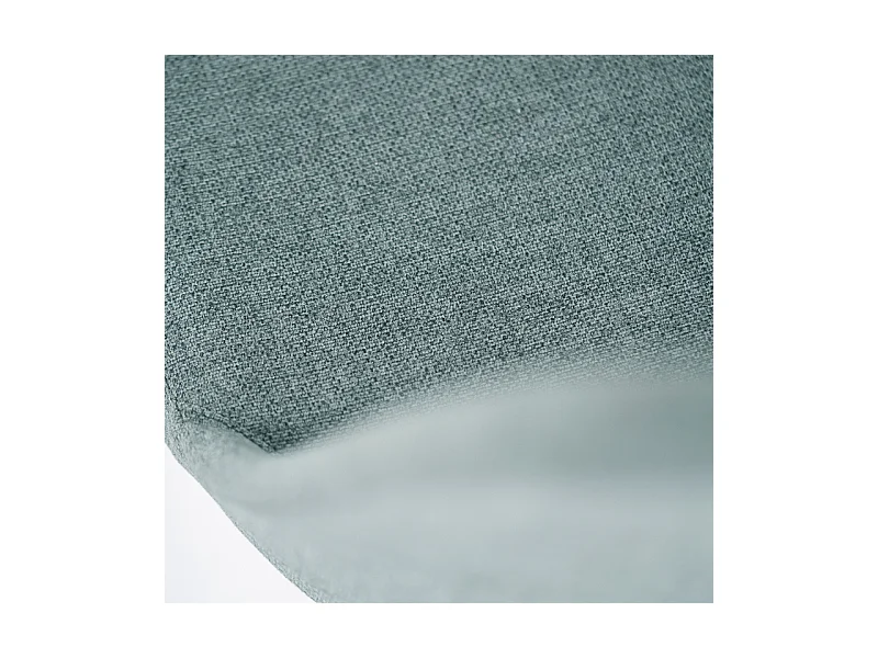 Ensemble de 4 chaises modernes en tissu vert aqua "Giglio" avec pieds en métal peint cm 46x55 85h