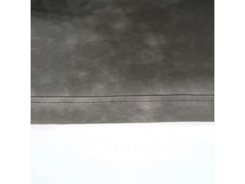 Set di 4 sedie moderne da pranzo grigio chiaro "Damasco" imbottite in similpelle soft touch