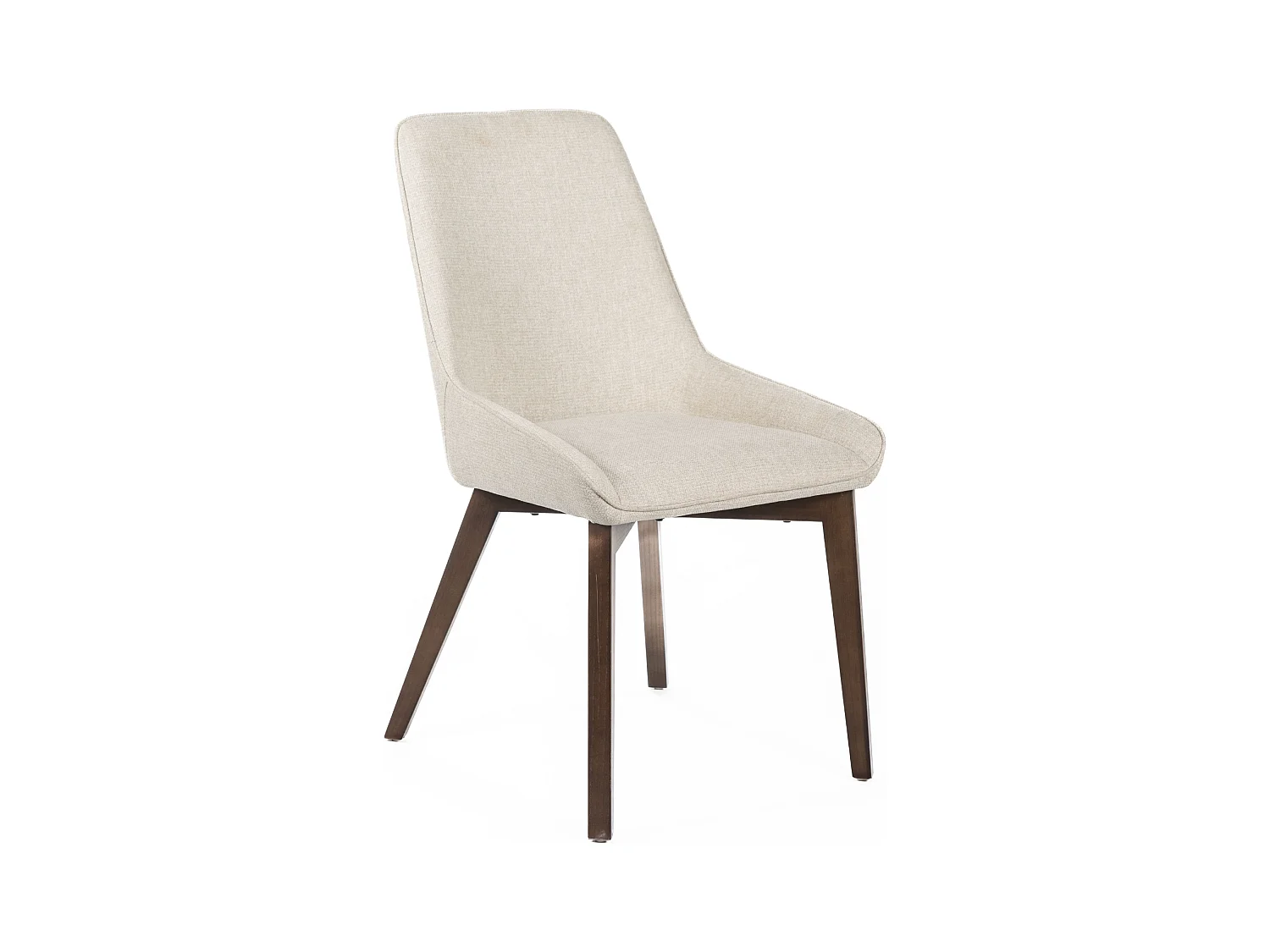 Set di 4 sedie imbottite beige "Orchidea" da soggiorno moderne in tessuto cm 49,5x62 87h