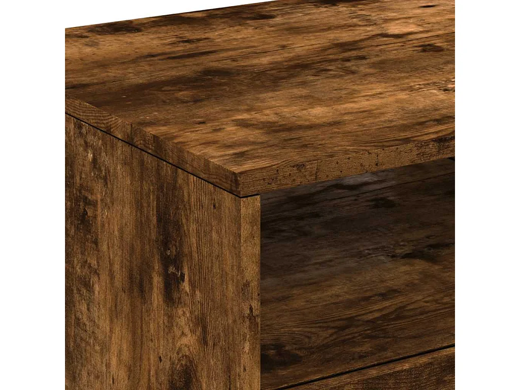 Table basse de salon bois marron 90 x 49 x 40 cm DEC037623