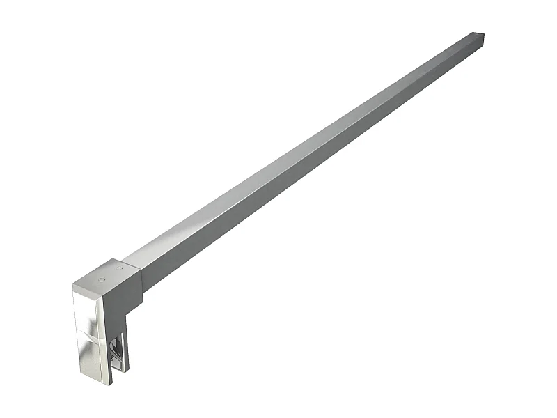 Stabilisatiestang 90 cm douchewand,voor glasdikte 6-10mm.(chroom)