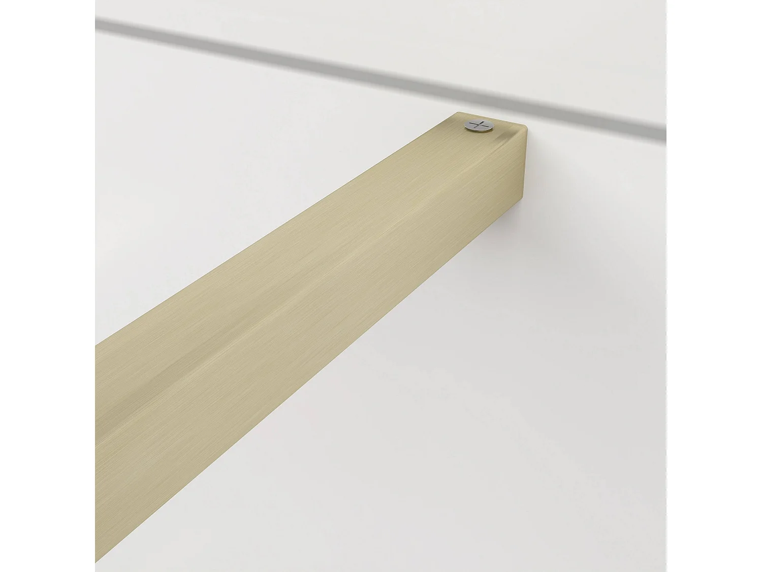 Stabilisatiestang 90 cm douchewand,voor glasdikte 6-10mm.(goud)