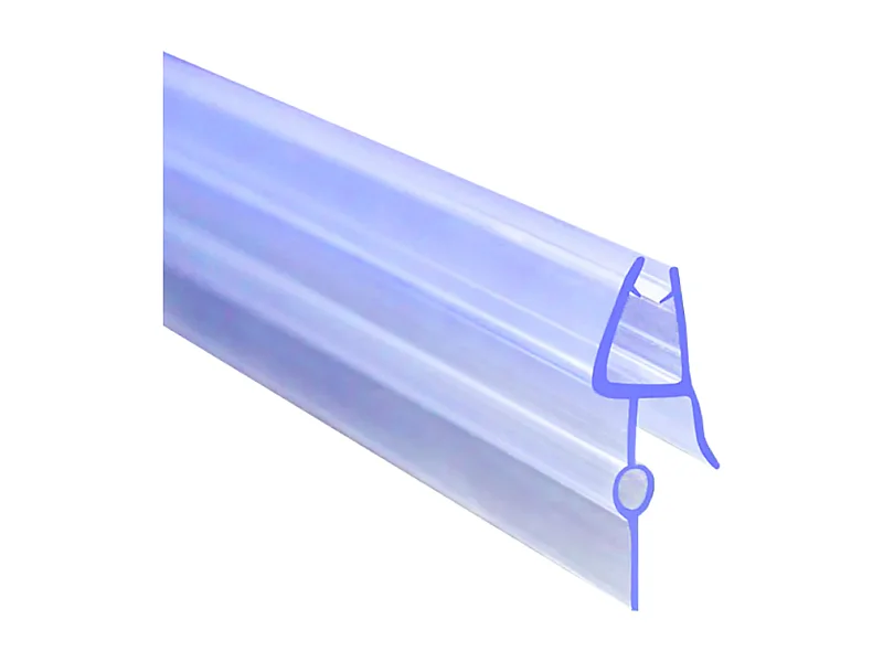 Douchestrip 90 cm lang voor 4-6 mm glas flexibele vin  18 mm breed, Snijdbaar,flexibele vin