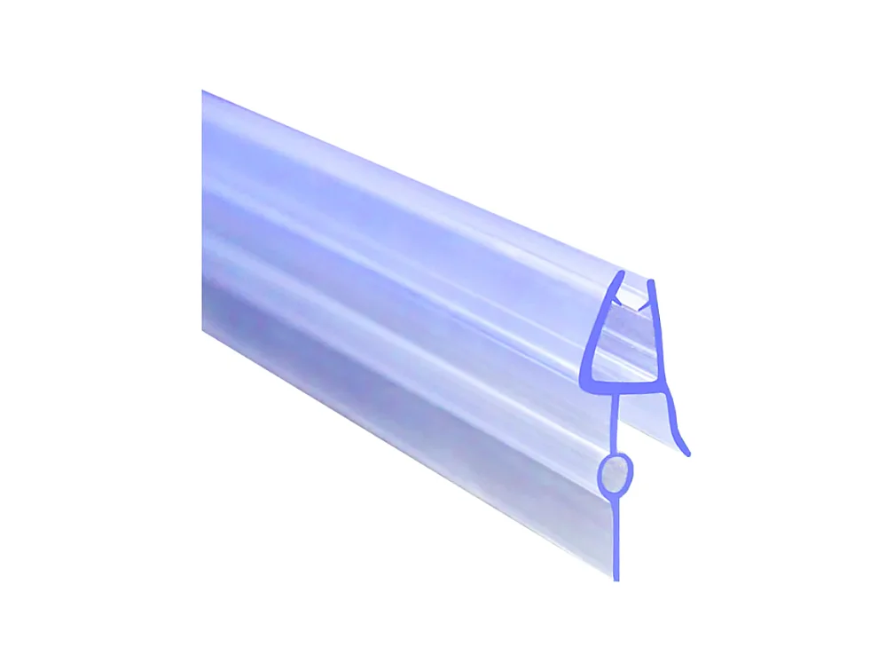 Douchestrip 90 cm lang voor 4-6 mm glas flexibele vin  23 mm breed, Snijdbaar,flexibele vin