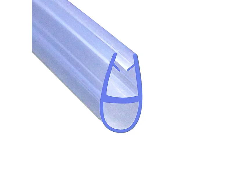 Douchestrip 90 cm lang voor 6mm glas,12 mm breed,flexibele vin, Snijdbaar