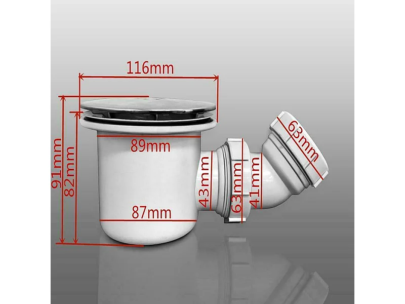 Piatto Doccia Rettangolare 160x80cm in Pietra Artificiale Ultra Sottile Bianco Lucido Antiscivolo Antibatterico