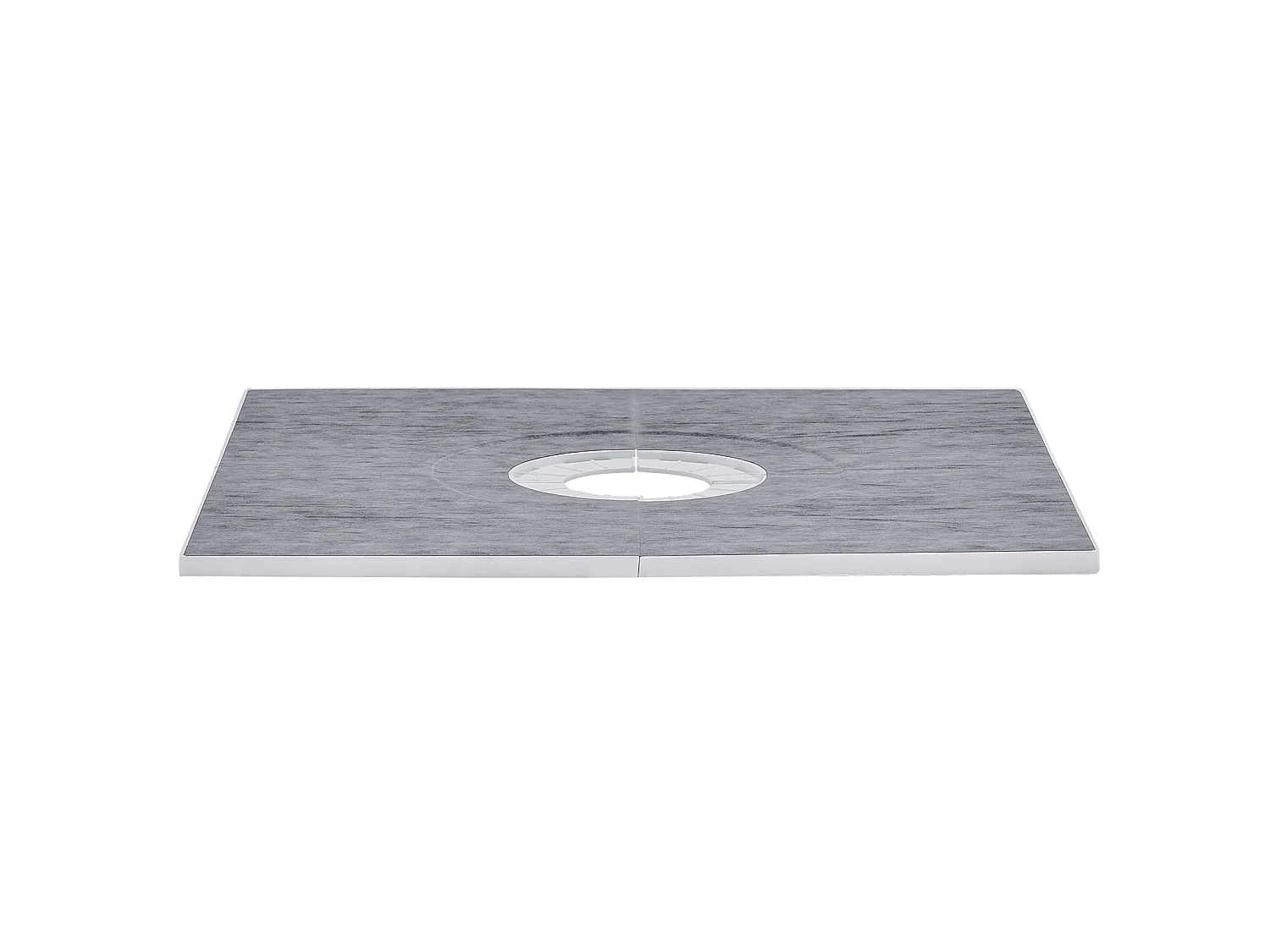 Kit de Receveur de Douche Étanche SucceBuy, 91 x 91 cm, avec Drain Central, pour l'Installation dans la Salle de Bain