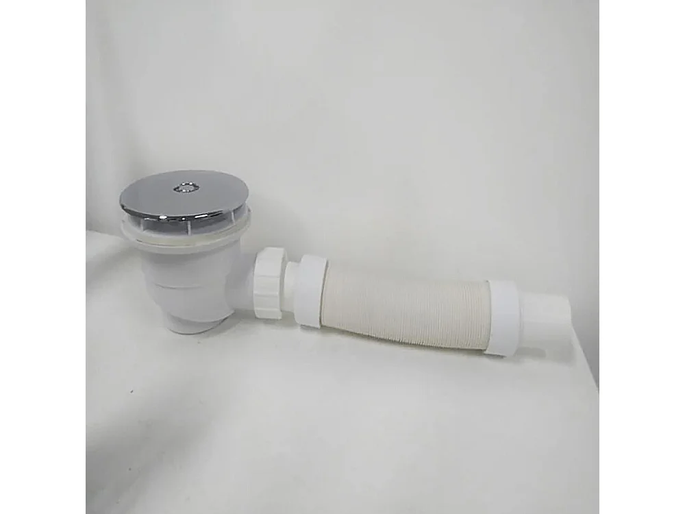 Piatto Doccia Rettangolare 140x70cm in Pietra Artificiale Ultra Sottile Bianco Lucido Antiscivolo Antibatterico