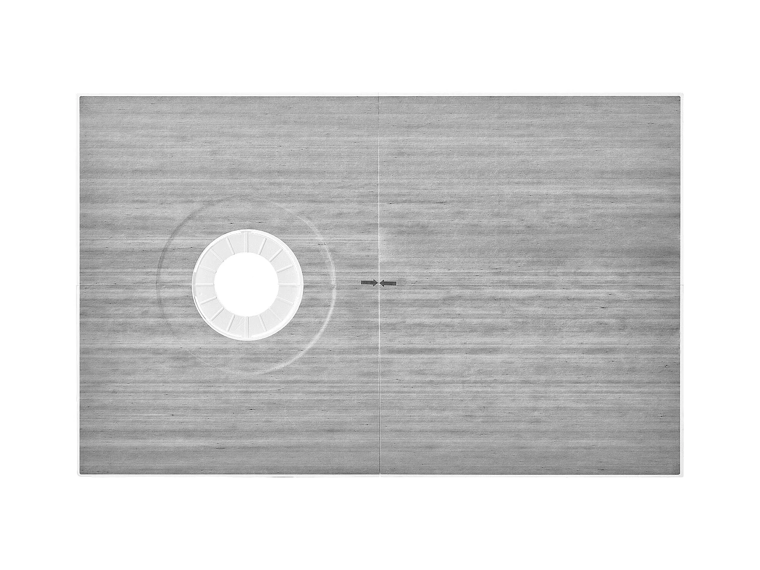 Kit de Receveur de Douche Étanche SucceBuy, 152 x 96 cm, avec Crain Cécalé, Épaissi