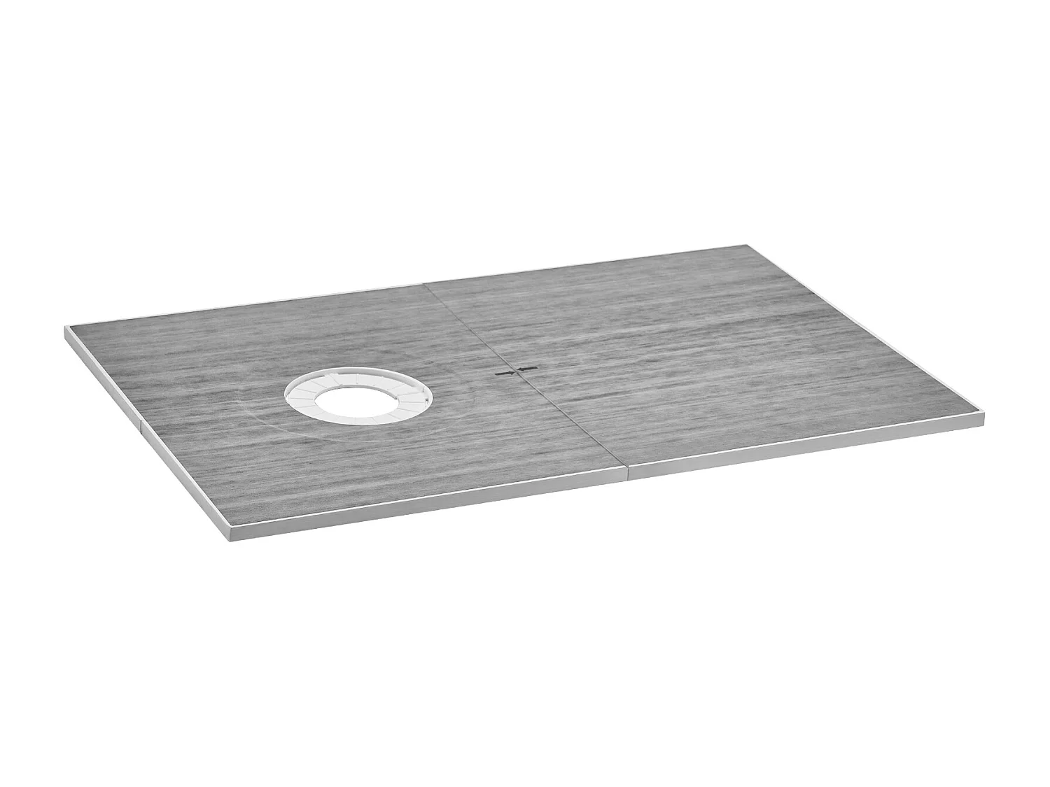 Wasserdichter Duschablauf-Kit SucceBuy, 152 x 96 cm, mit Versetztem Ablauf, Verdickt