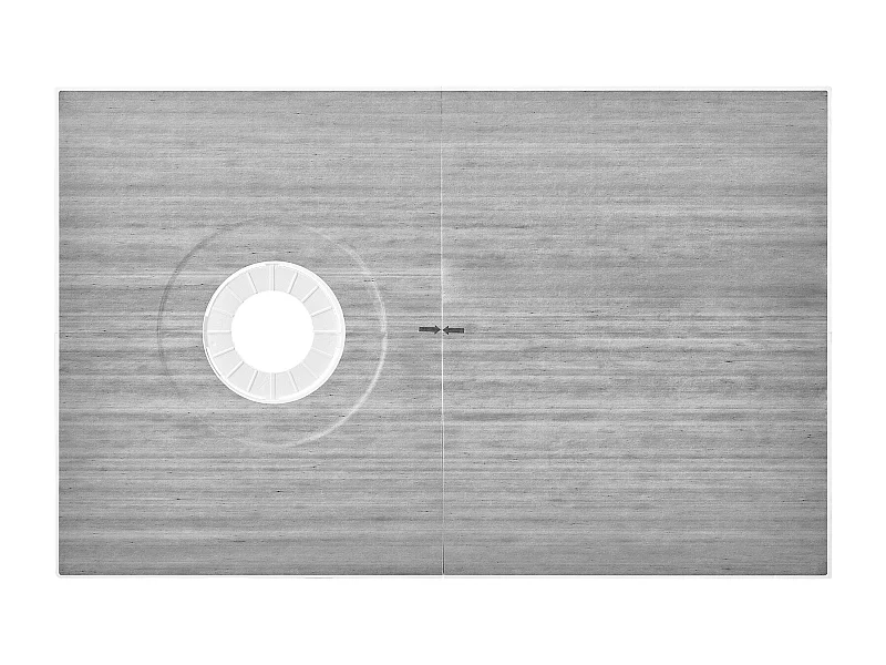 Kit di Ricevitore per Doccia Impermeabile SucceBuy, 152 x 96 cm, con Scarico Svitato, Spessore Aumentato