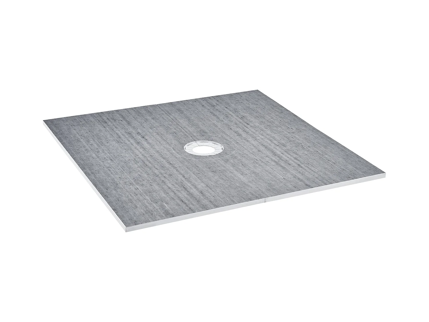 Kit de Receveur de Douche Étanche SucceBuy, 183 x183 cm, avec Drain Central, Épaissi