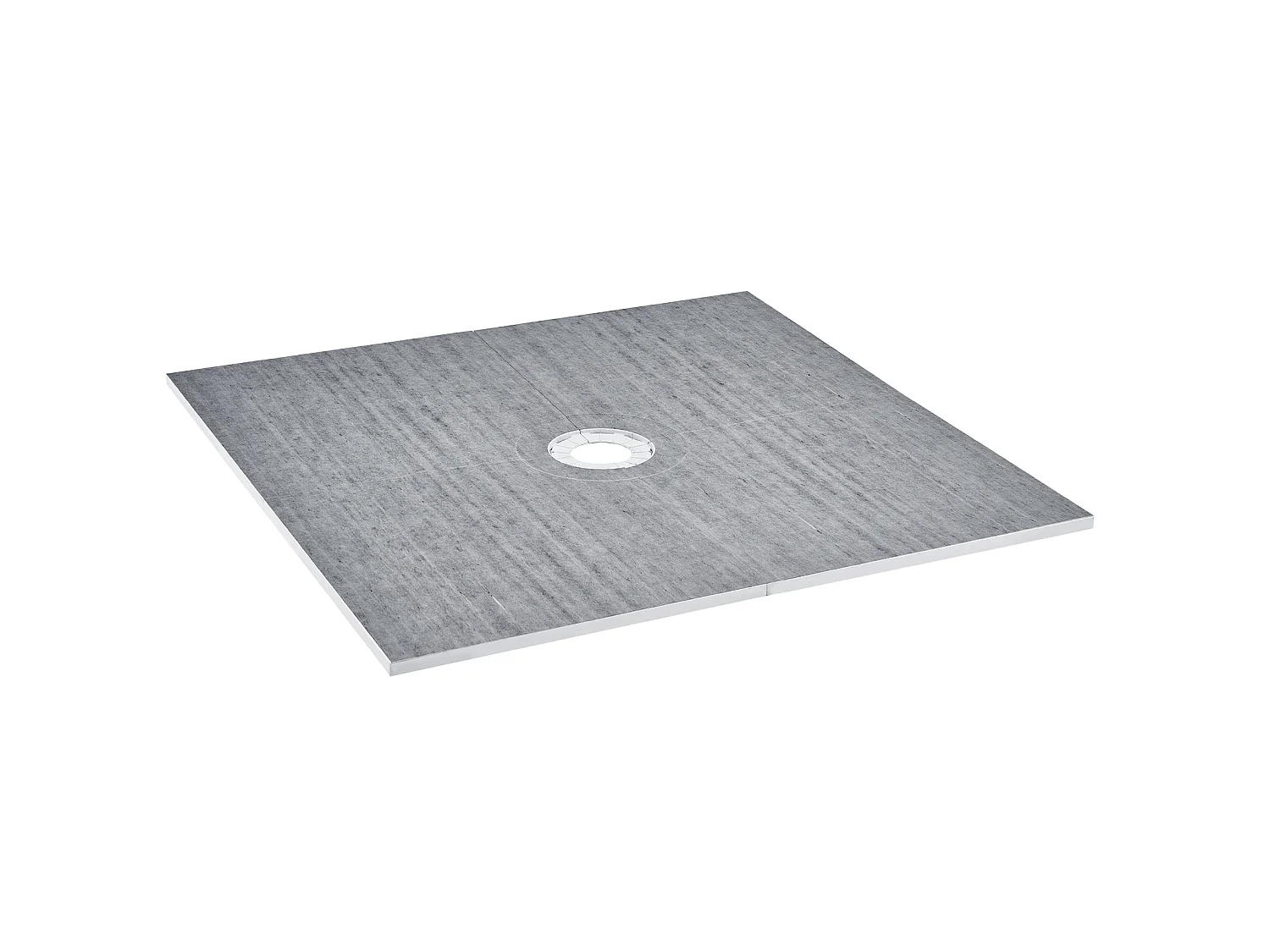 Kit de Receveur de Douche Étanche SucceBuy, 183 x183 cm, avec Drain Central, Épaissi