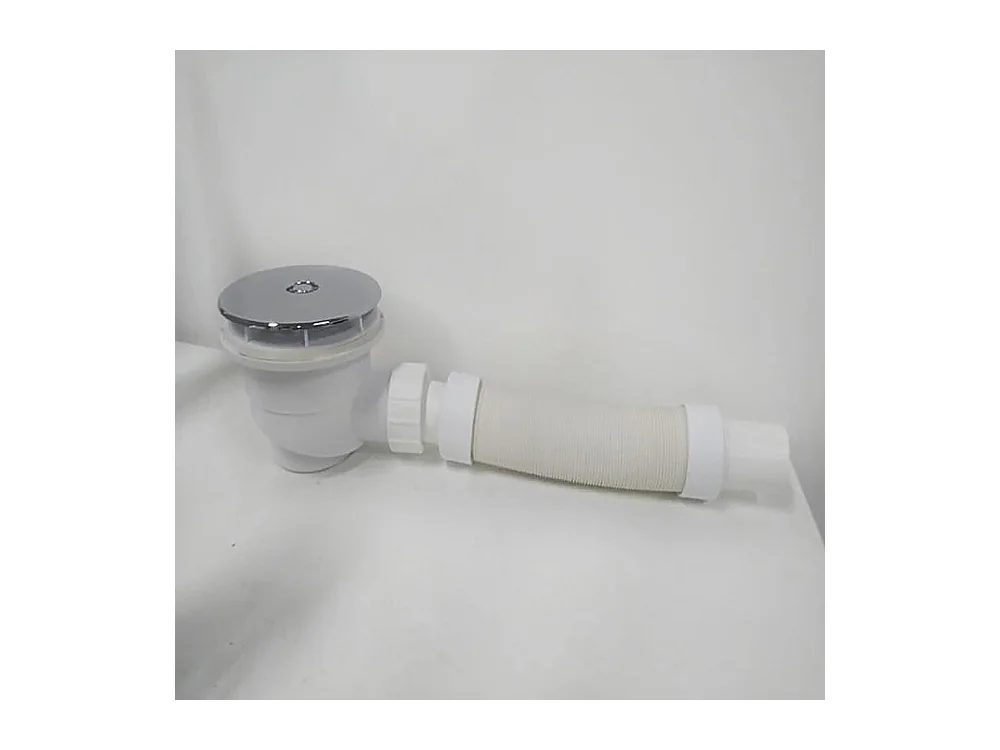 Piatto Doccia Rettangolare 90x76cm in Pietra Artificiale Ultra Sottile Bianco Lucido Antiscivolo Antibatterico