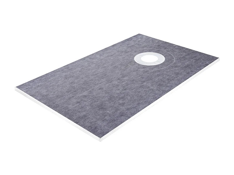 Wasserdichter Duschablauf-Kit SucceBuy, 96 x 152 cm, mit Versetztem Ablauf und PVC-Befestigungsring