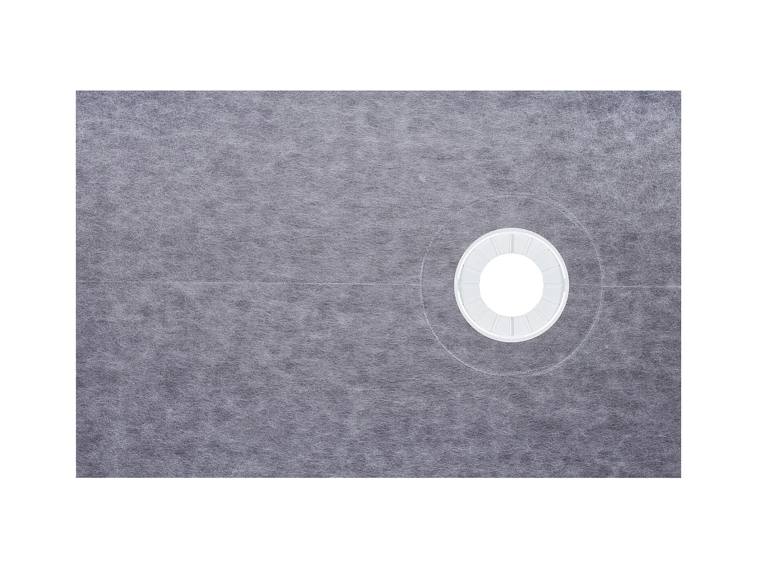 Kit  de Receveur de Douche Étanche SucceBuy, 96 x 152 cm, avec Drain Décalé et Bordures en ABS