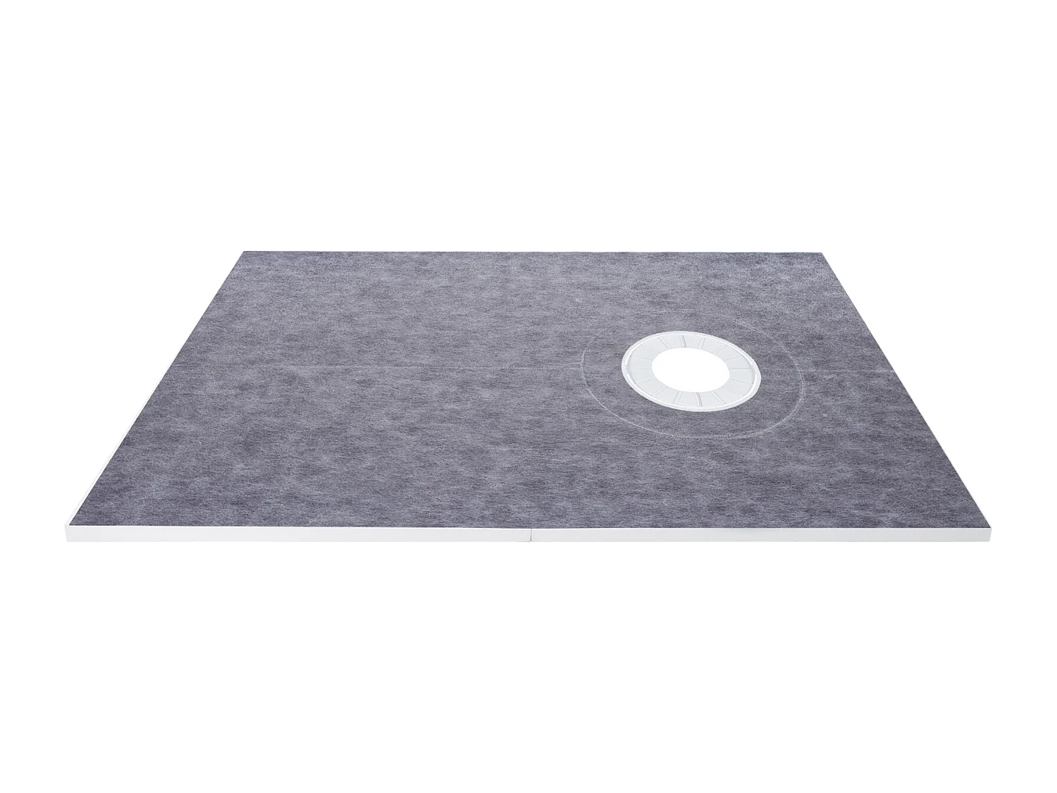 Kit de Receptor de Ducha Impermeable SucceBuy, 96 x 152 cm, con Desagüe Desviado y Bordes de ABS