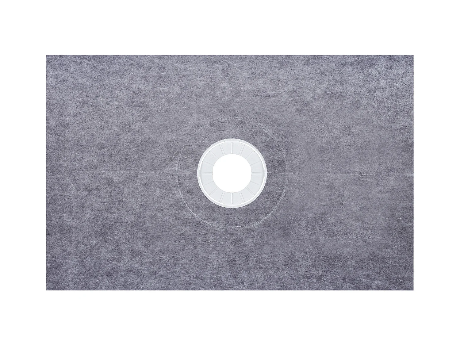 Receveur de Douche Étanche SucceBuy, 122 x 183 cm, avec Drain Central et Bride en PVC