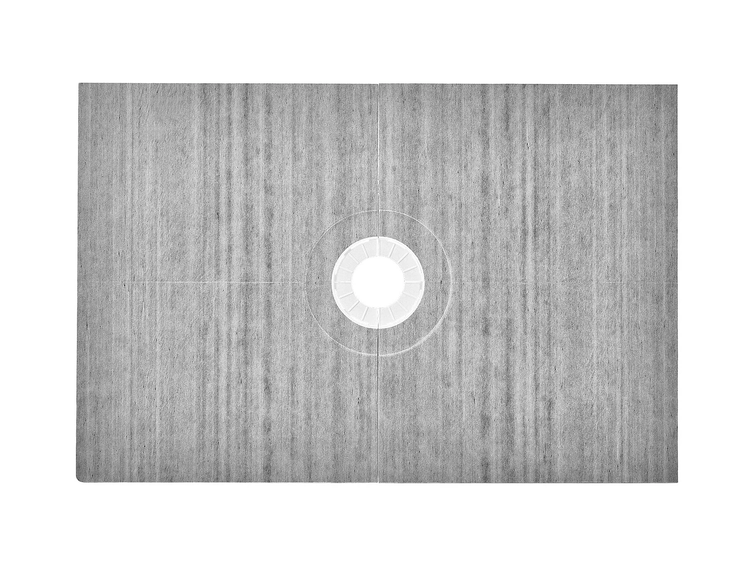 Kit di Ricevitore per Doccia Impermeabile SucceBuy, 122 x 183 cm, con Scarico Centrale