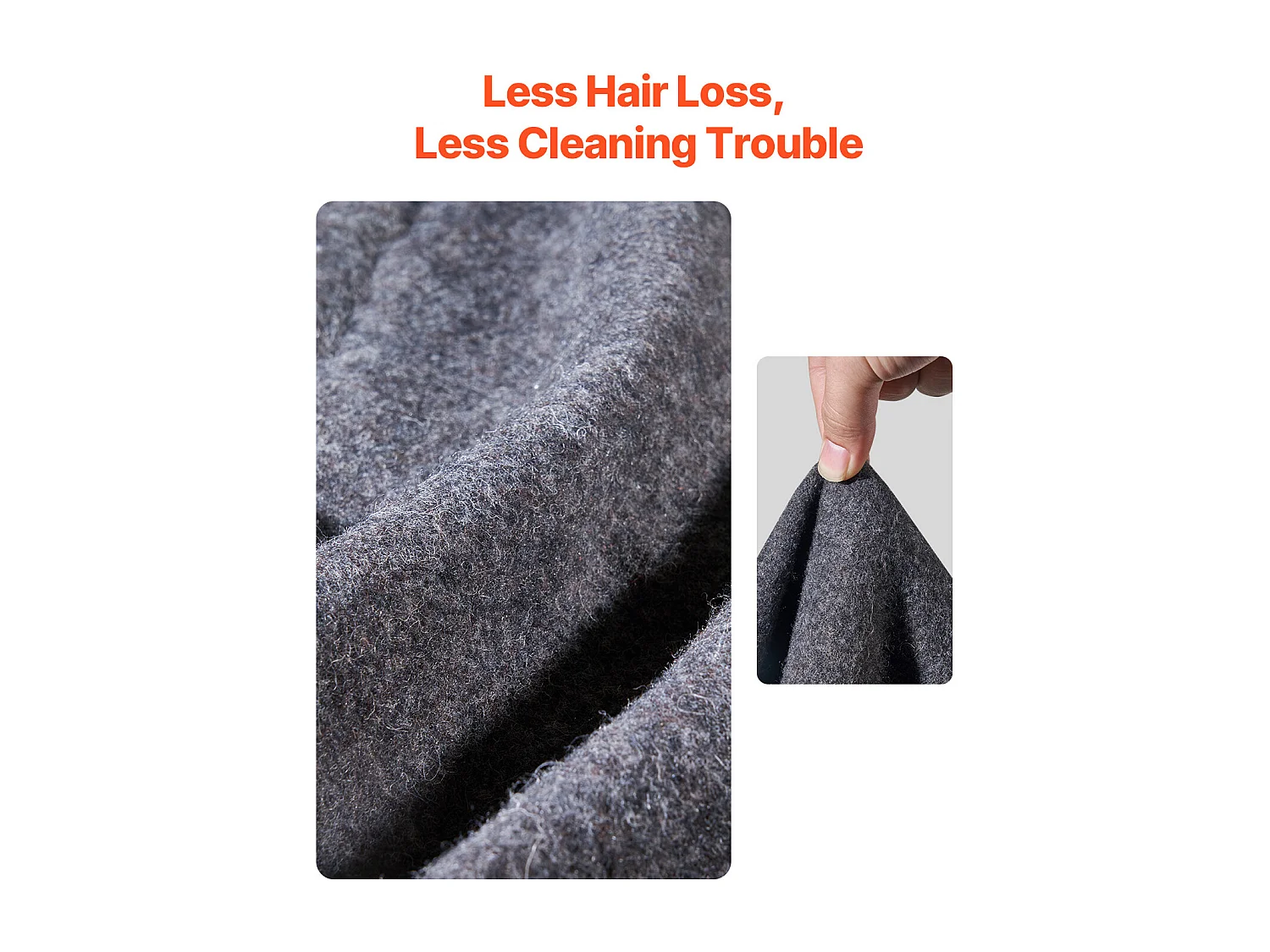 Wollen Campingdeken SucceBuy 162,56 cm x 223,52 cm Lichtgrijs Warm voor Buiten