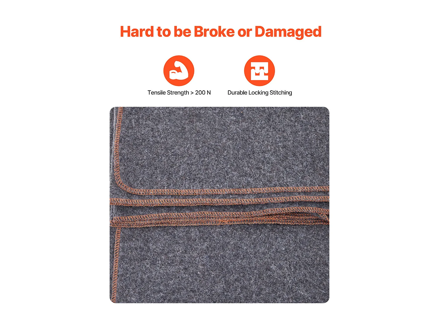 Wollen Campingdeken SucceBuy 162,56 cm x 223,52 cm Lichtgrijs Warm voor Buiten