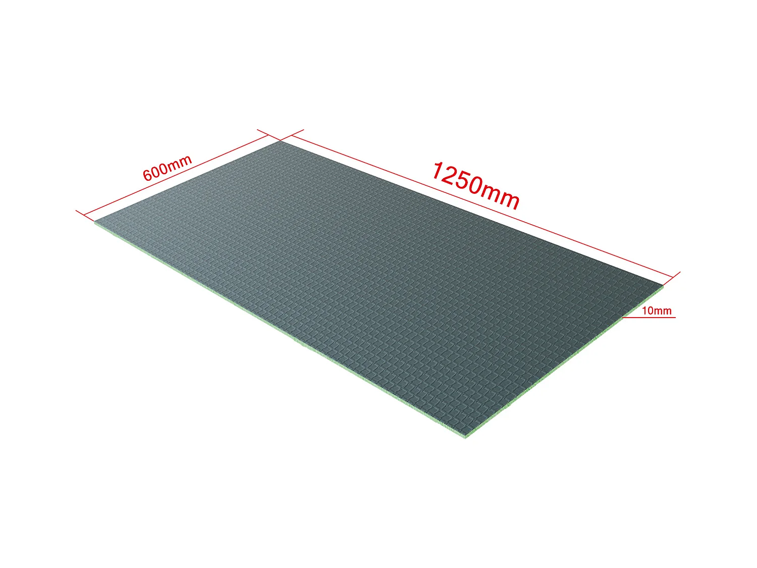 XPS-isolatieplaat, bouwplaten, kantplanken,verschillende afmetingen optionelen，Afmeting:1250x600x10mm，uit 4 stuks/pak