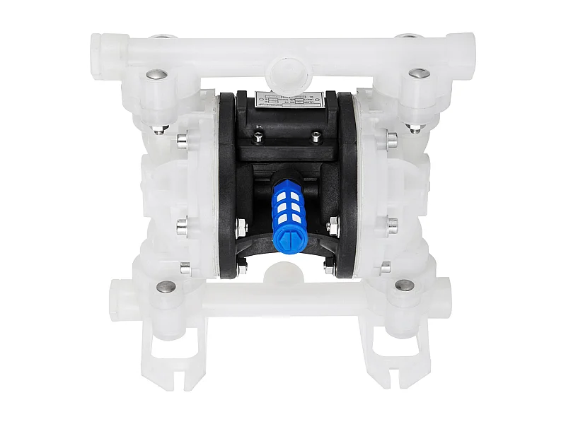 Pumpe SucceBuy Luftbetrieben Doppelmembran, 7 GPM, Einlass und Auslass 2.54/5.08cm, Pneumatisch Betätigt mit Abgedichteter Kugelschieber-Ventil