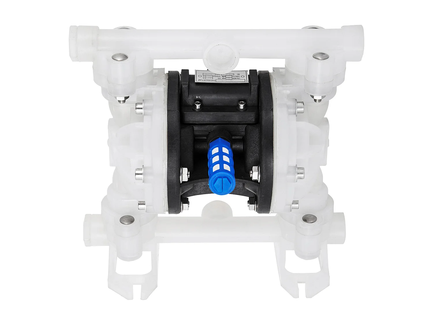 Pompe SucceBuy à Air à Double Membrane, 7 GPM, Entrée et Sortie 2.54/5.08cm, à Commande Pneumatique avec Vanne à Boisseau Sphérique Scellée