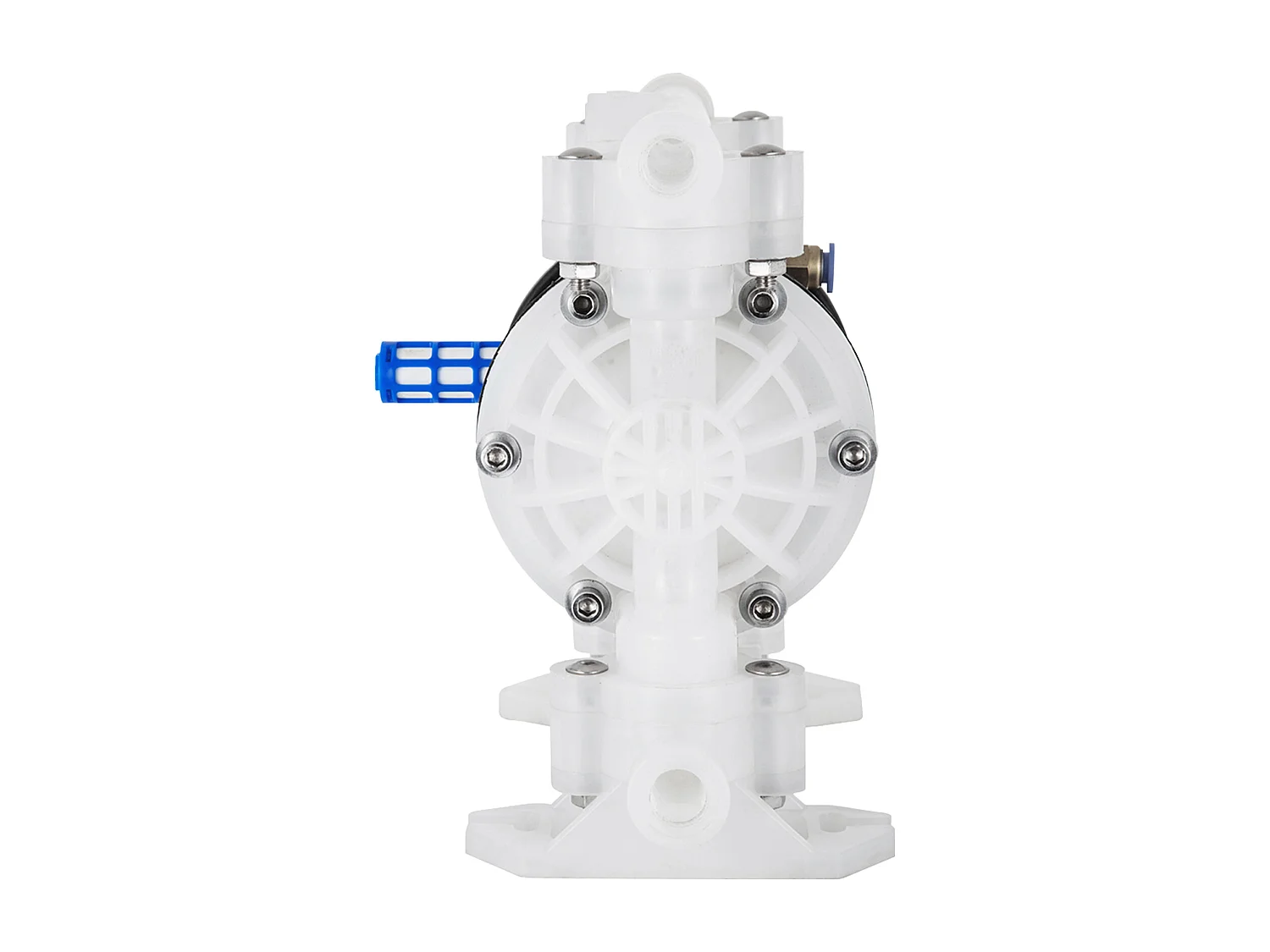 Pompe SucceBuy à Air à Double Membrane, 7 GPM, Entrée et Sortie 2.54/5.08cm, à Commande Pneumatique avec Vanne à Boisseau Sphérique Scellée