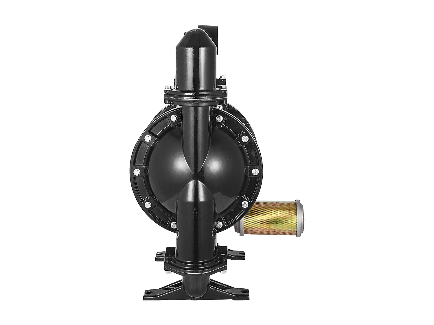 Pompe SucceBuy à Double Membrane Pneumatique 75 GPM, Entrée et Sortie 5.08cm, Pompe de Transfert à Membrane en Nitrile pour Pétrole, Diesel, Huile