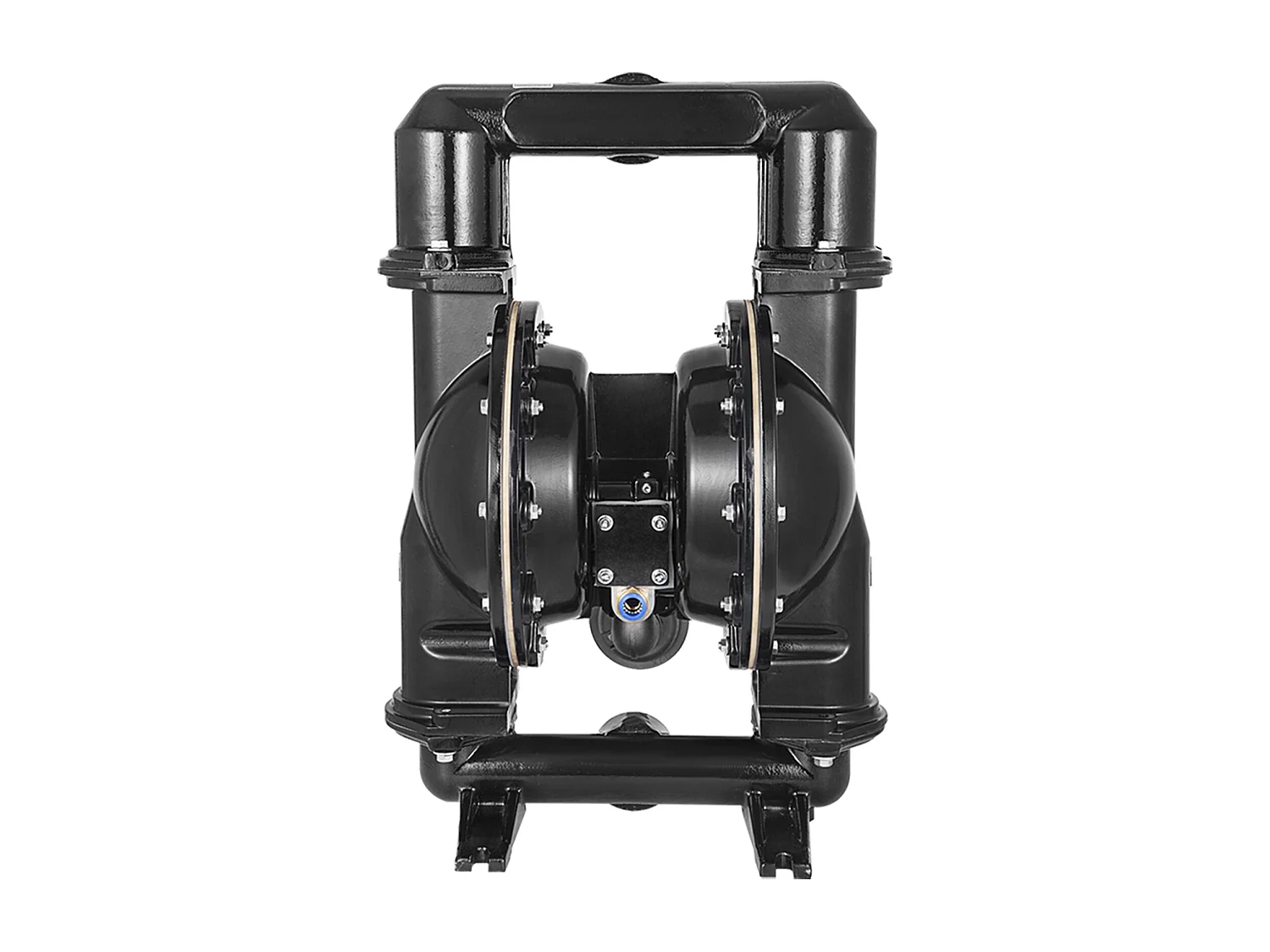 Pompe SucceBuy à Double Membrane Pneumatique 75 GPM, Entrée et Sortie 5.08cm, Pompe de Transfert à Membrane en Nitrile pour Pétrole, Diesel, Huile
