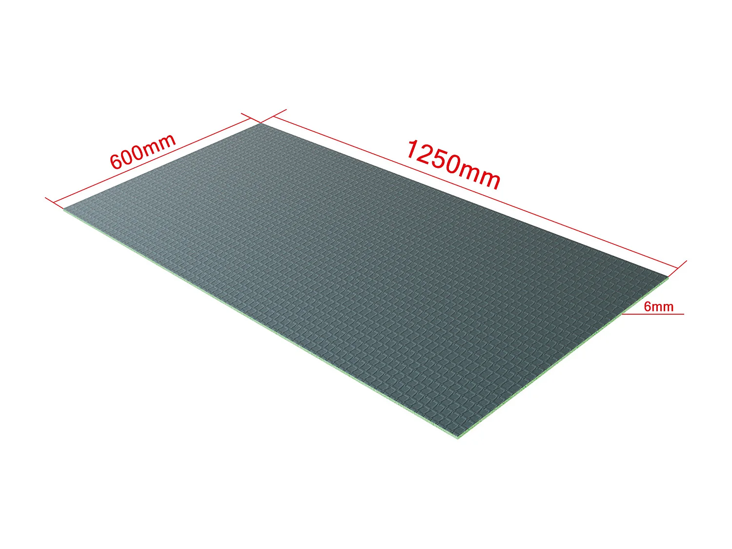 XPS-isolatieplaat, bouwplaten, kantplanken,verschillende afmetingen optionelen，Afmeting:1250x600x6mm，uit 4 stuks/pak