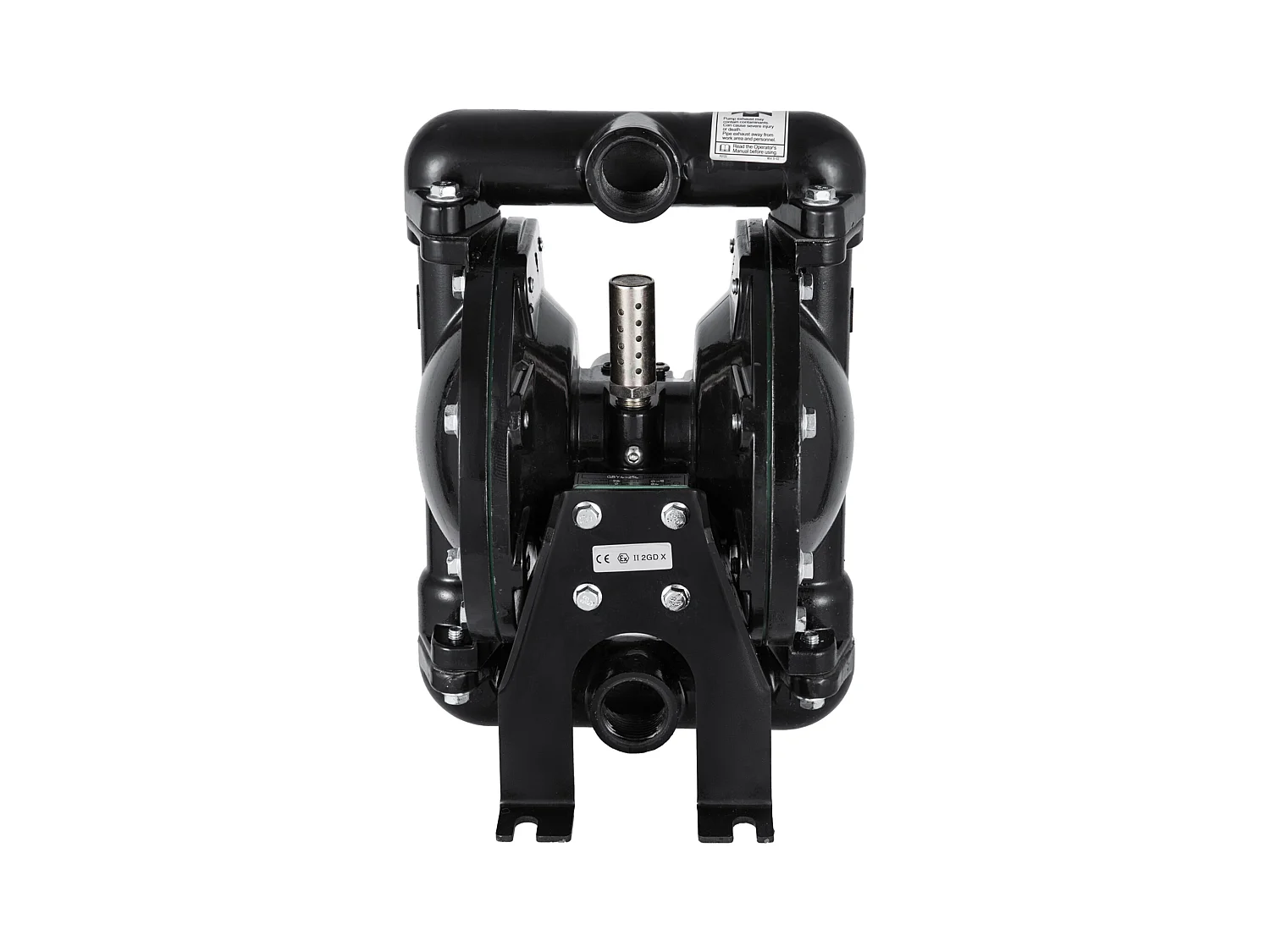 Pompe SucceBuy à Double Membrane Pneumatique, Entrée et Sortie de 1 Pouce, Aluminium, 35 GPM, Max. 120 PSI, QBY4-25LF46 pour Usage Industriel