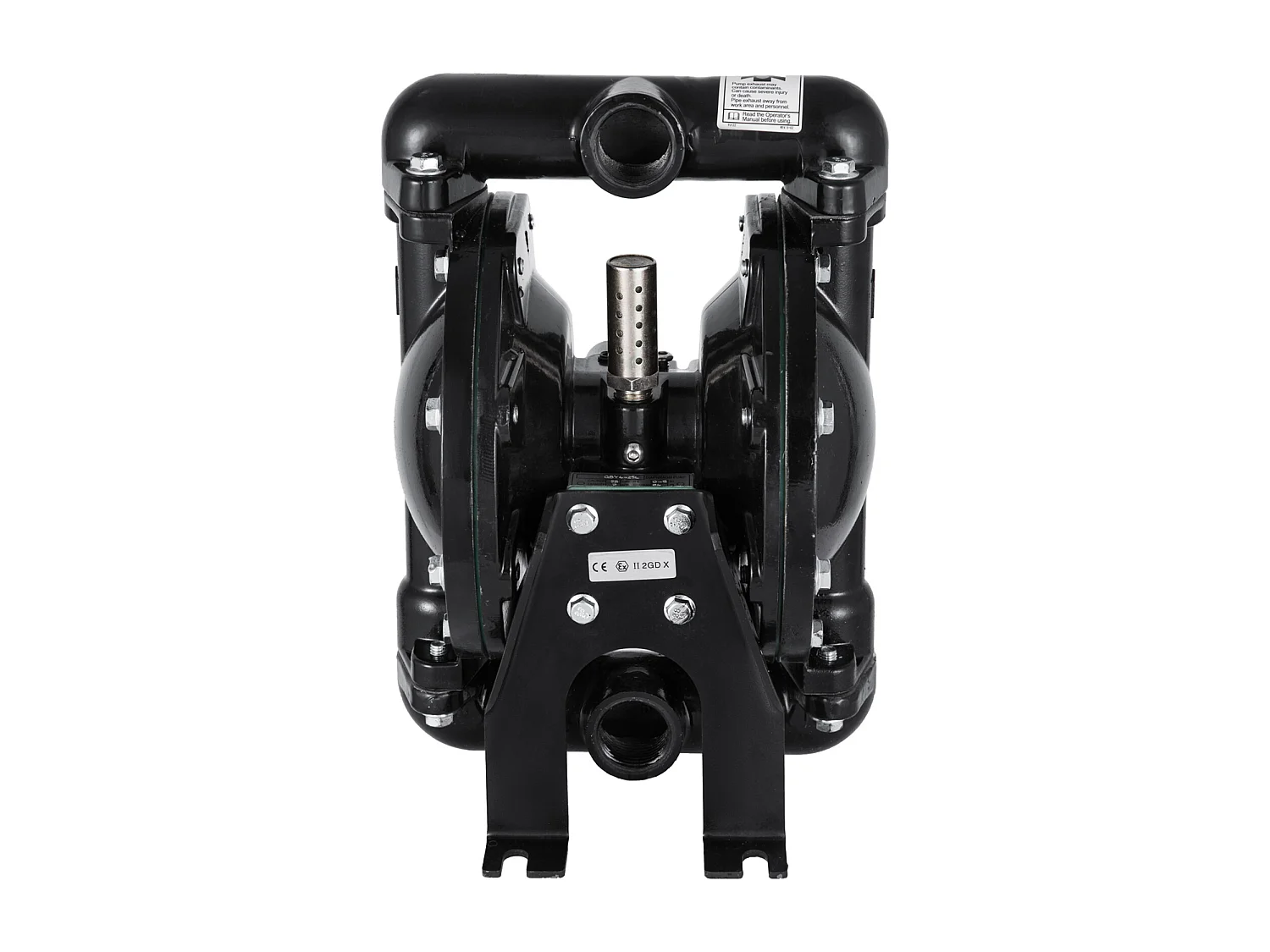 Pompe SucceBuy à Double Membrane Pneumatique, Entrée et Sortie de 1 Pouce, Aluminium, 35 GPM, Max. 120 PSI, QBY4-25LF46 pour Usage Industriel