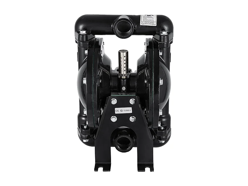 Pomp SucceBuy Pneumatische Dubbele Membraan, Inlaat en Uitlaat van 1 Inch, Aluminium, 35 GPM, Max. 120 PSI, QBY4-25LF46 voor Industrieel Gebruik