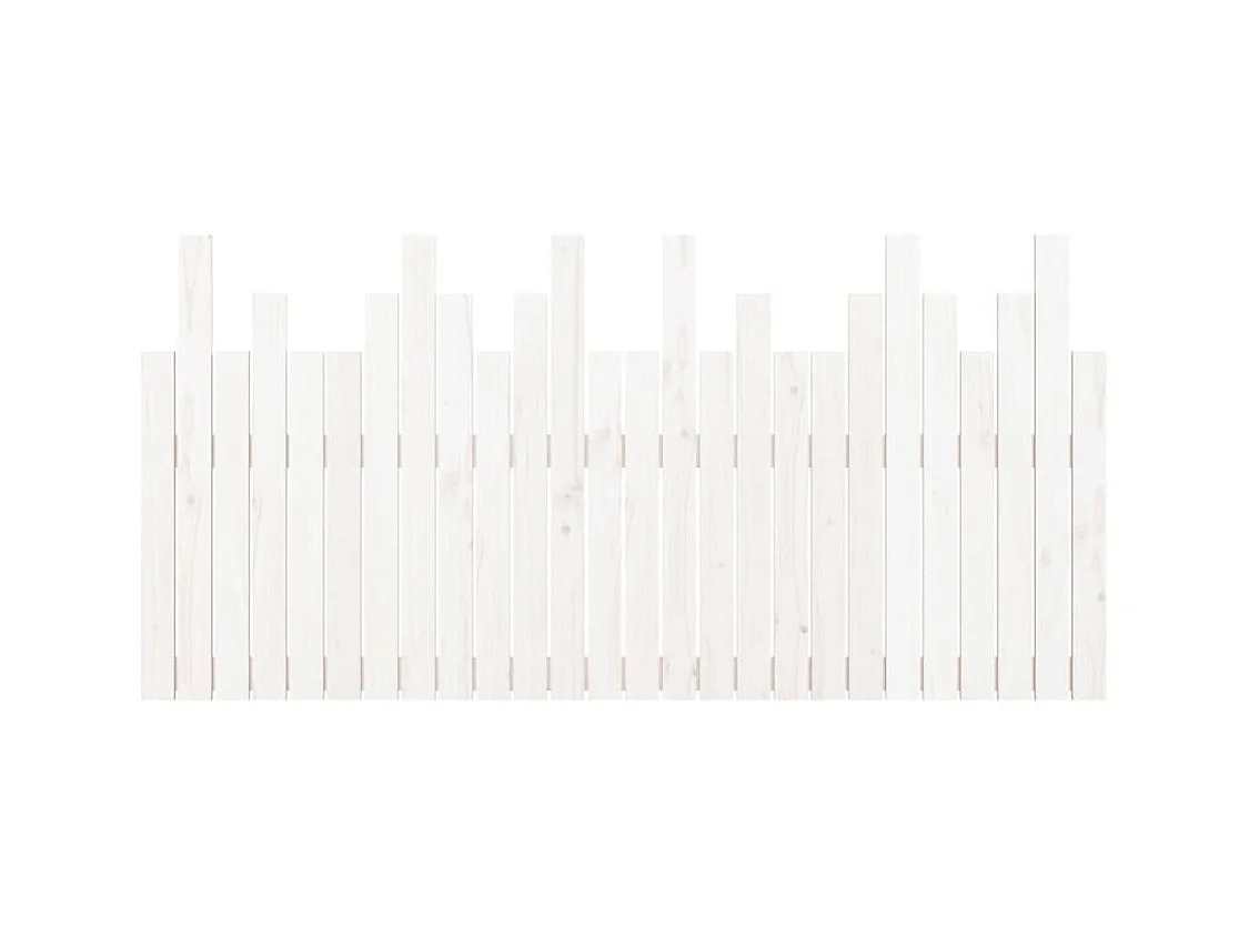 Tête de lit accessoire bois blanche 166 x 3 x 80 cm TDL0202706