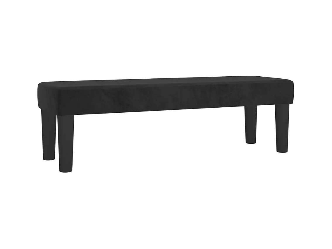 Banquette banc bout de noire 100 x 30 x 30 cm DEC024679