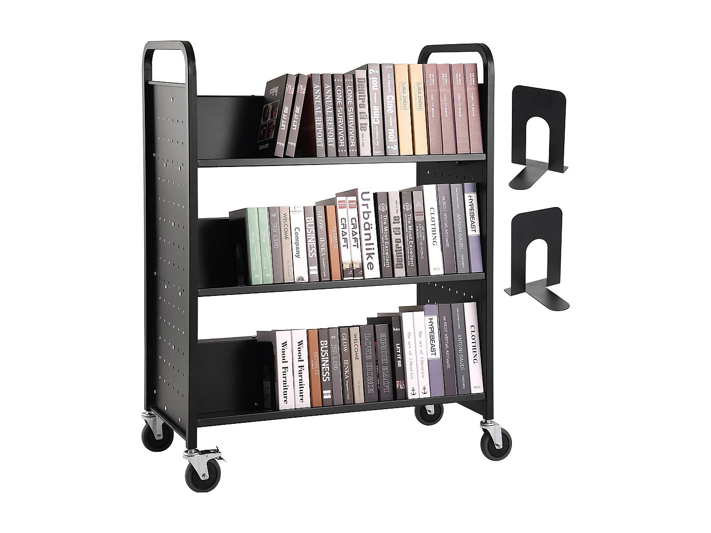Prentenboeken wagen 6 vaks - School Concept