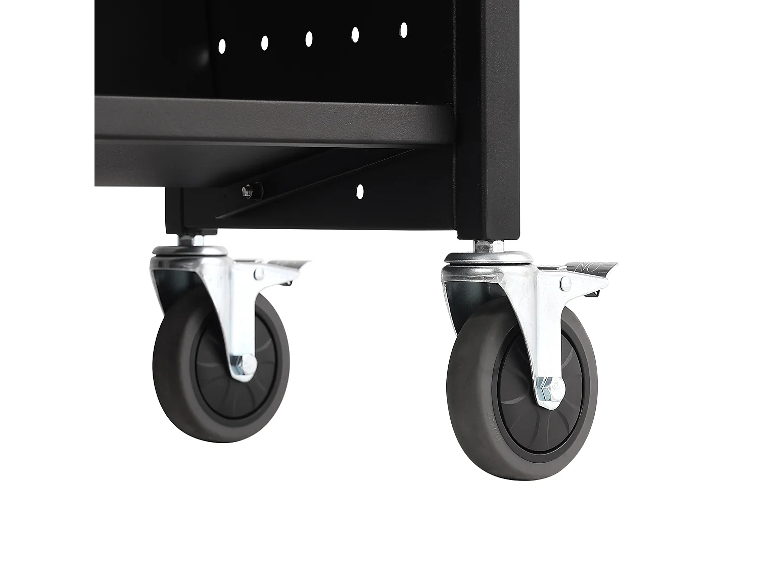 Chariot à Livres SucceBuy d'Une Capacité de 150 kg, Roulant avec Roulettes Verrouillables, Étagères Double Face en Forme de W, Pour la Maison, le Bureau