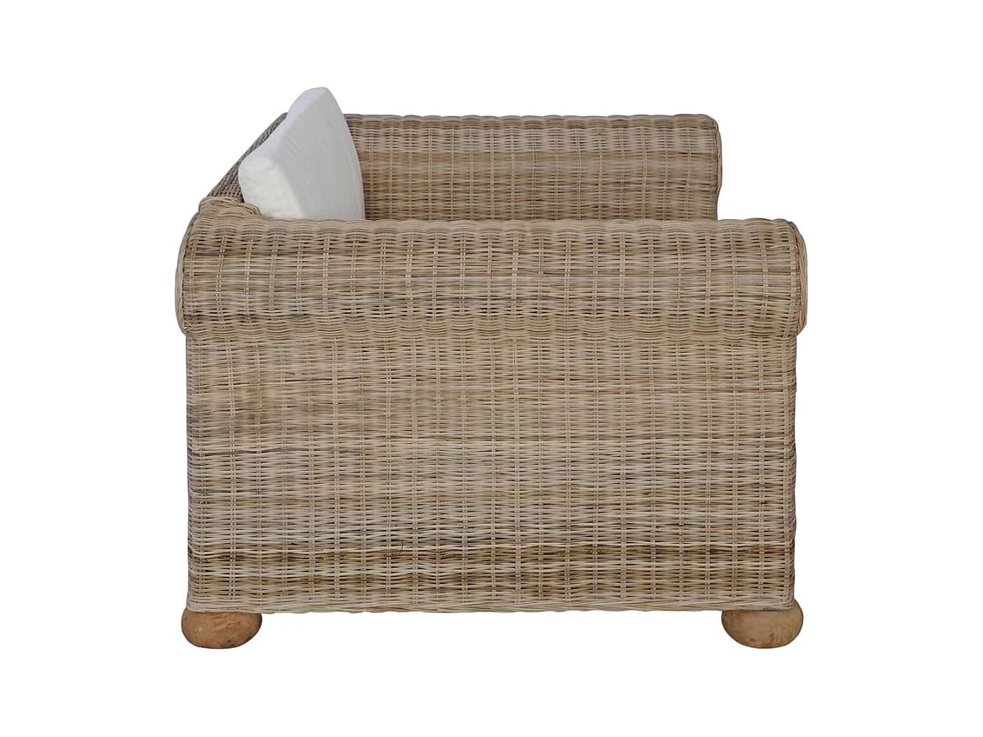 Fauteuil lounge design moderne marron 100 x 78 x 67 cm DEC026823