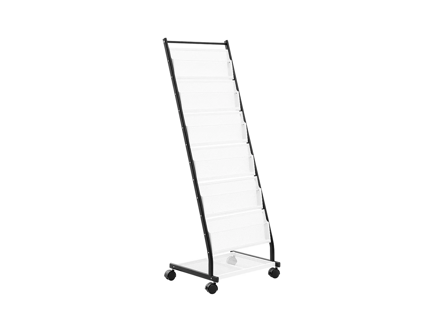 Prospekt Halter SucceBuy, 6-stufig, Magazinensetzer mit 4 Rollen für Geschäfte, Büros, Ausstellungen