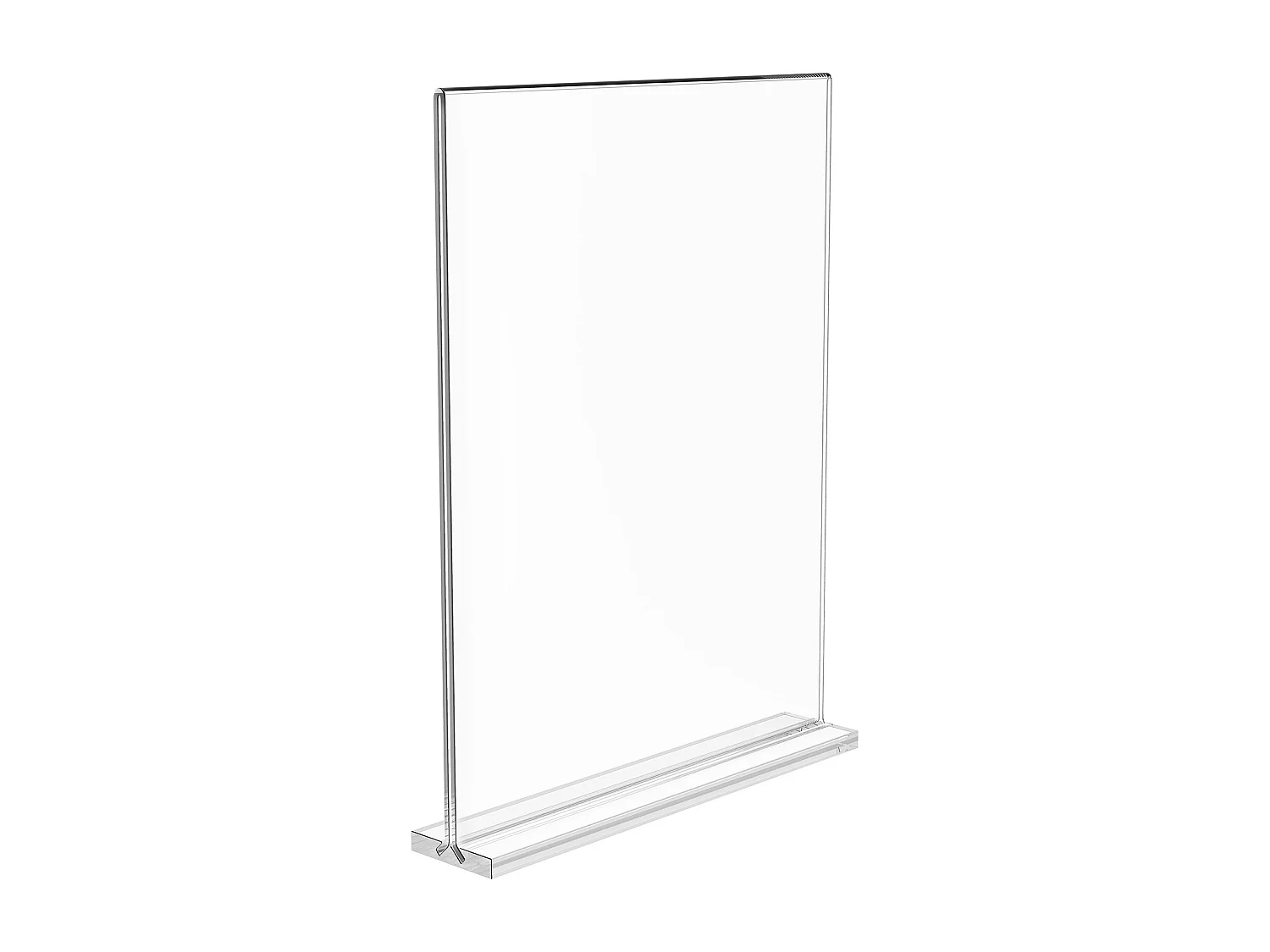 Porte-Brochures en Acrylique SucceBuy, 21,6 x 27,9 cm, Lot de 6, Support d'Affichage Double Face