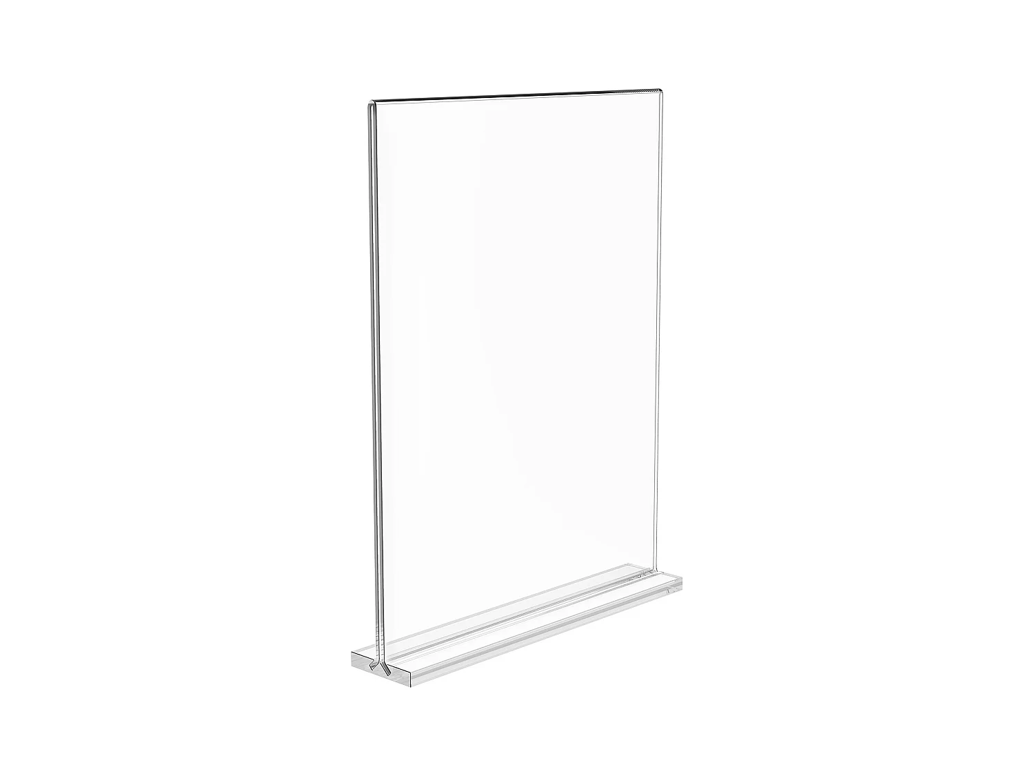 Portafolletos de Acrílico SucceBuy, 21,6 x 27,9 cm, Pack de 6, Soporte de Exhibición Doble Cara