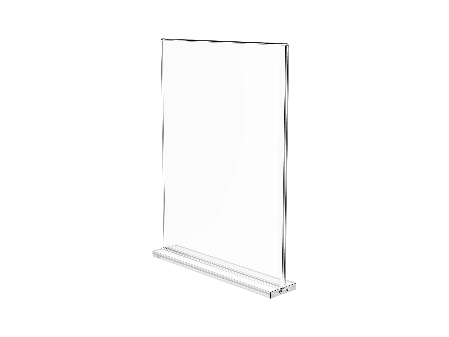 Portafolletos de Acrílico SucceBuy, 21,6 x 27,9 cm, Pack de 6, Soporte de Exhibición Doble Cara