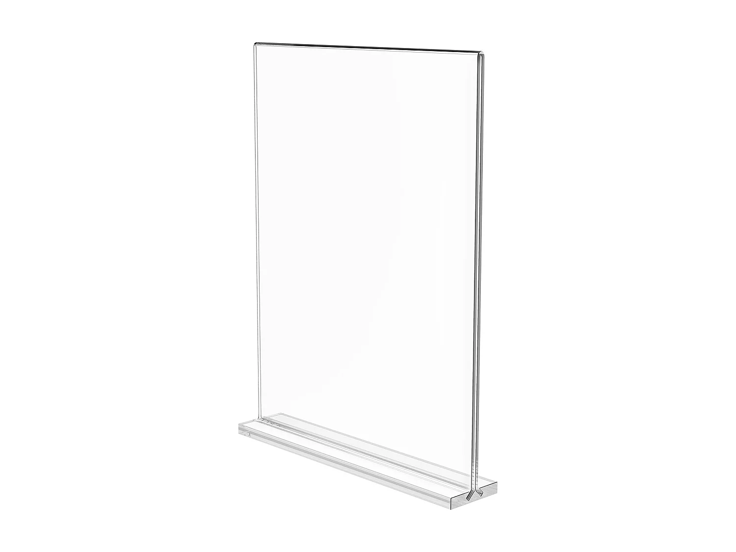 Portafolletos de Acrílico SucceBuy, 21,6 x 27,9 cm, Pack de 6, Soporte de Exhibición Doble Cara