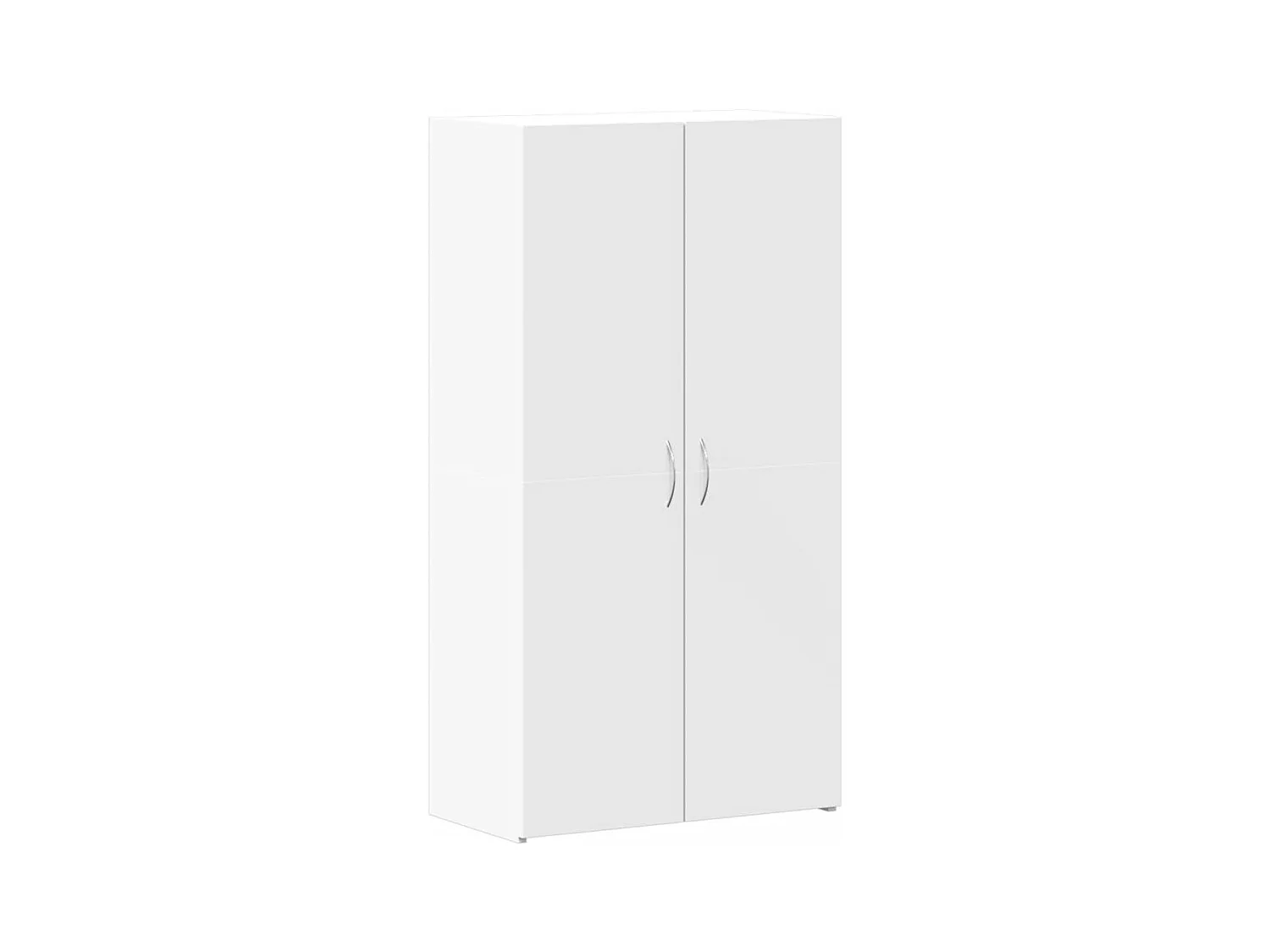 Meuble de bureau armoire bois blanche 60 x 32 x 115 cm DEC024469