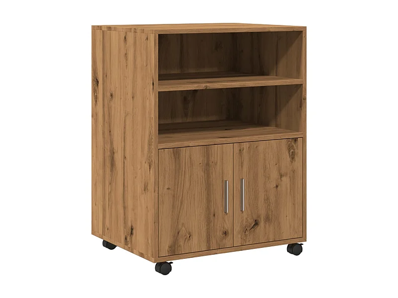 Meuble de bureau sur bois beige 60 x 48 x 81 cm DEC024491