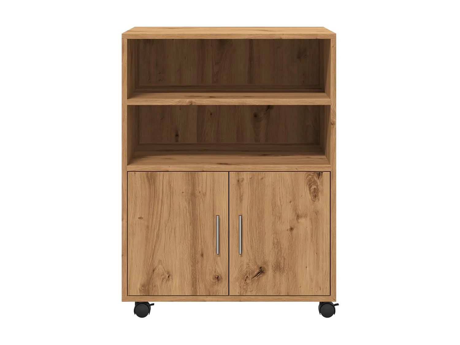 Meuble de bureau sur bois beige 60 x 48 x 81 cm DEC024491