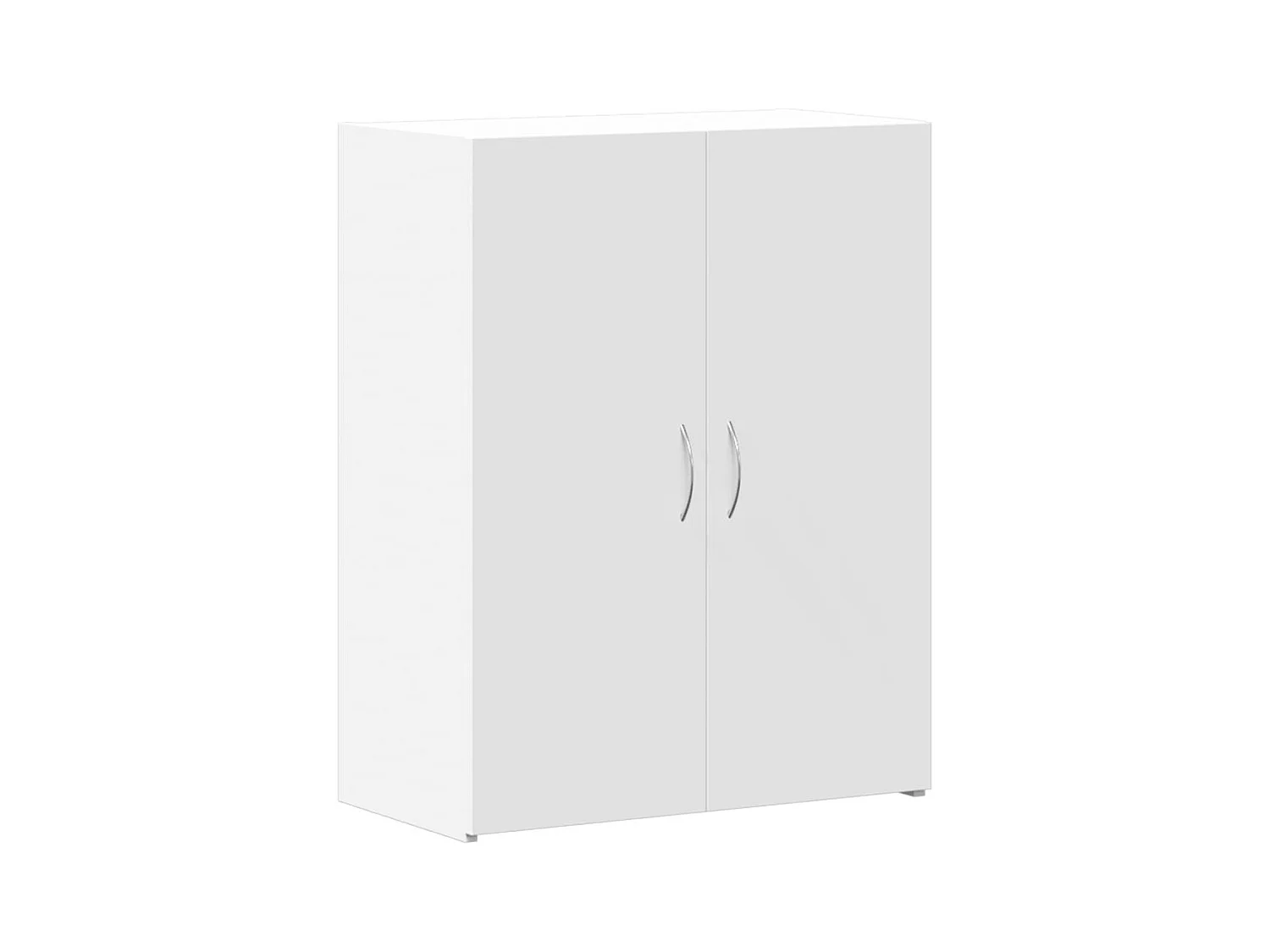 Meuble de bureau armoire bois blanche 60 x 32 x 77.5 cm DEC024471