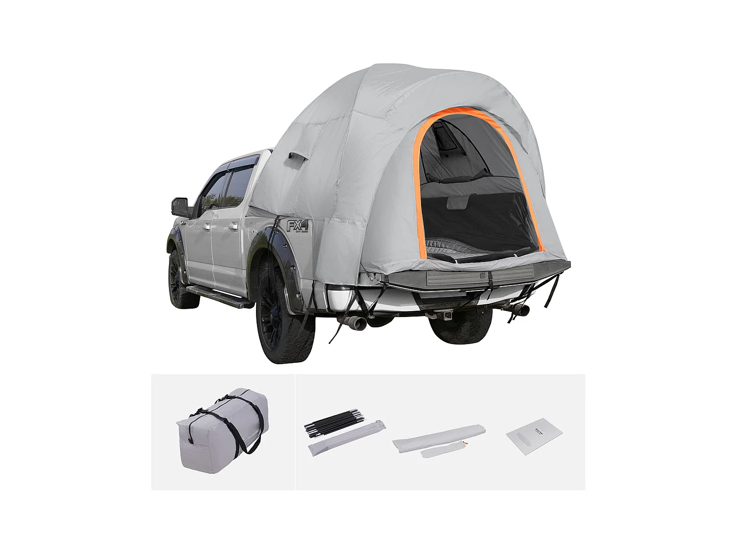Tente de camping SUV SucceBuy, Double Toit et Sac de Transport,  244 à 244 cm, pour le Camping